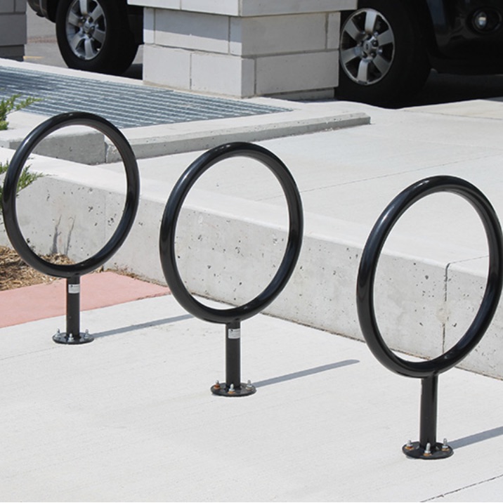 Dero Bike Hitch  Post and Ring Style Bicycle Rack