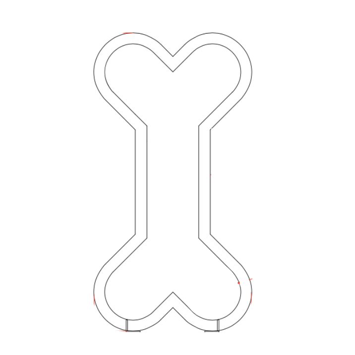Bike Rack | Dog Bone
