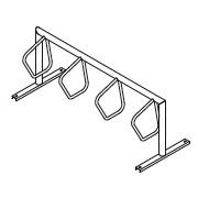 Campus CycleRack - 04 - Inground - GA