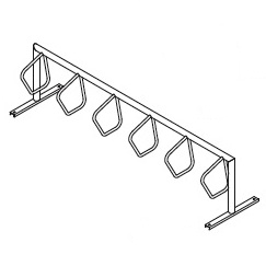 Campus CycleRack - 06 - Inground - GA