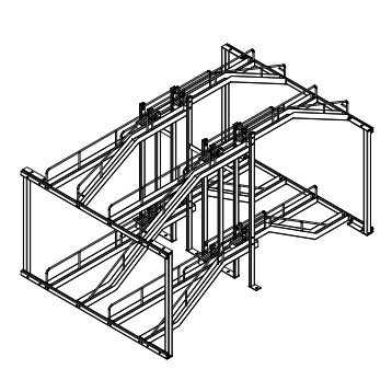 Duplex 2 Tier Bicycle Parking Station - 2 Sided - 16 - PC