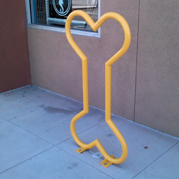 Dog Play Bike Rack | Bone