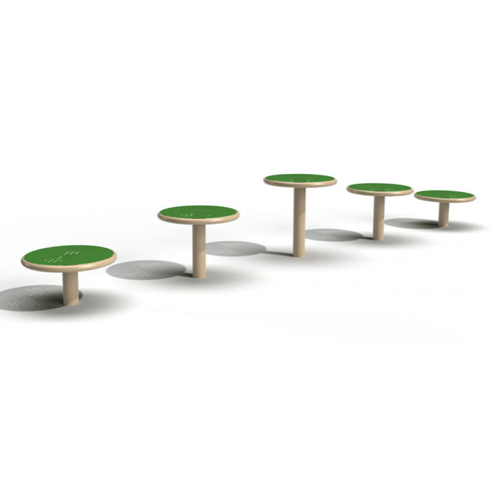 Dog Play Stepping Cluster