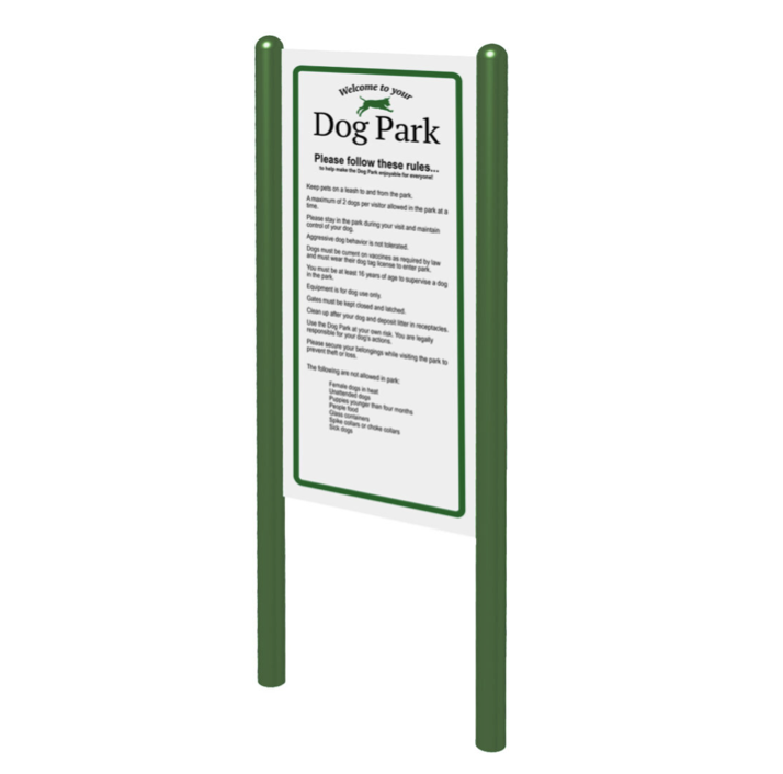 Dog Park Rules Sign