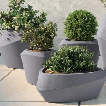 Extra Large Round Outdoor Planter Pot 30 Diameter