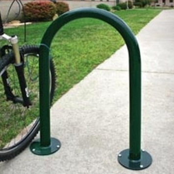 hoop bike rack